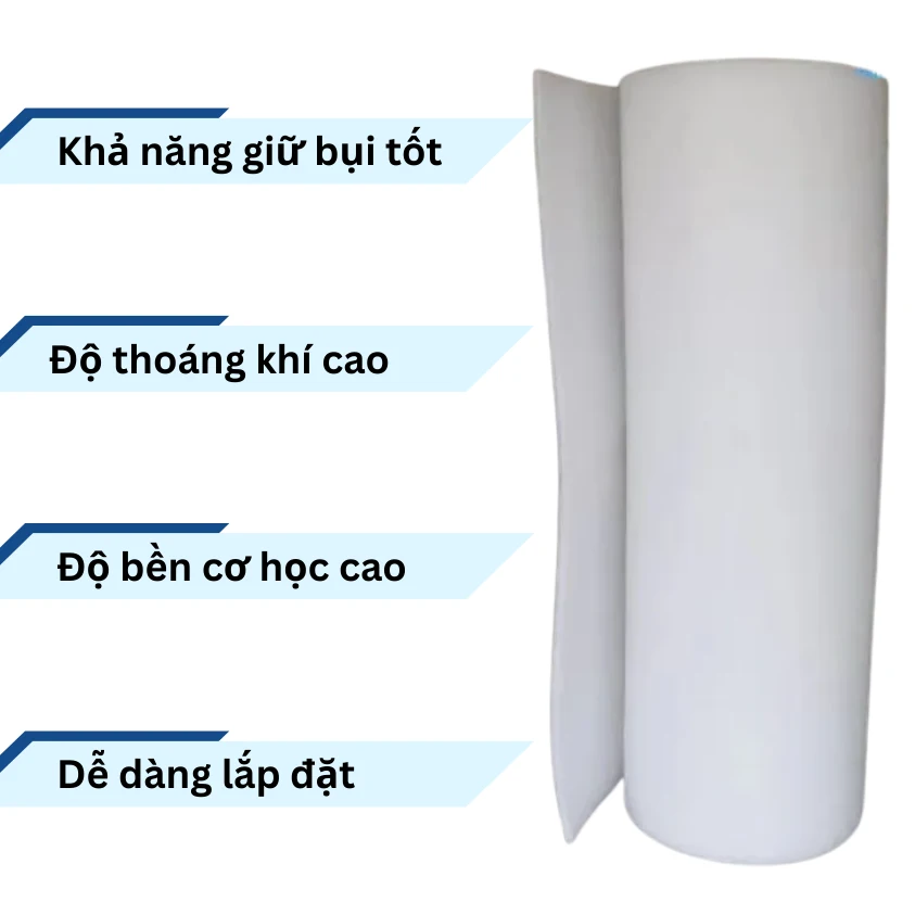đặc điểm bông lọc bụi 10mm